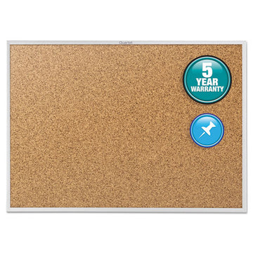 Quartet® Classic Series Cork Bulletin Board, 36x24, Black Aluminum Frame freeshipping - TVN Wholesale